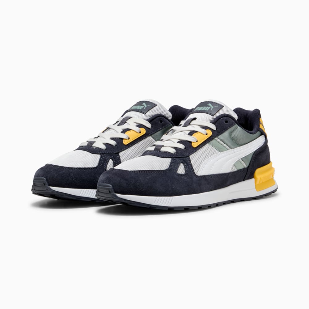 Зображення Puma Кросівки Graviton Pro #2: Feather Gray-PUMA White-New Navy-Green Moon
