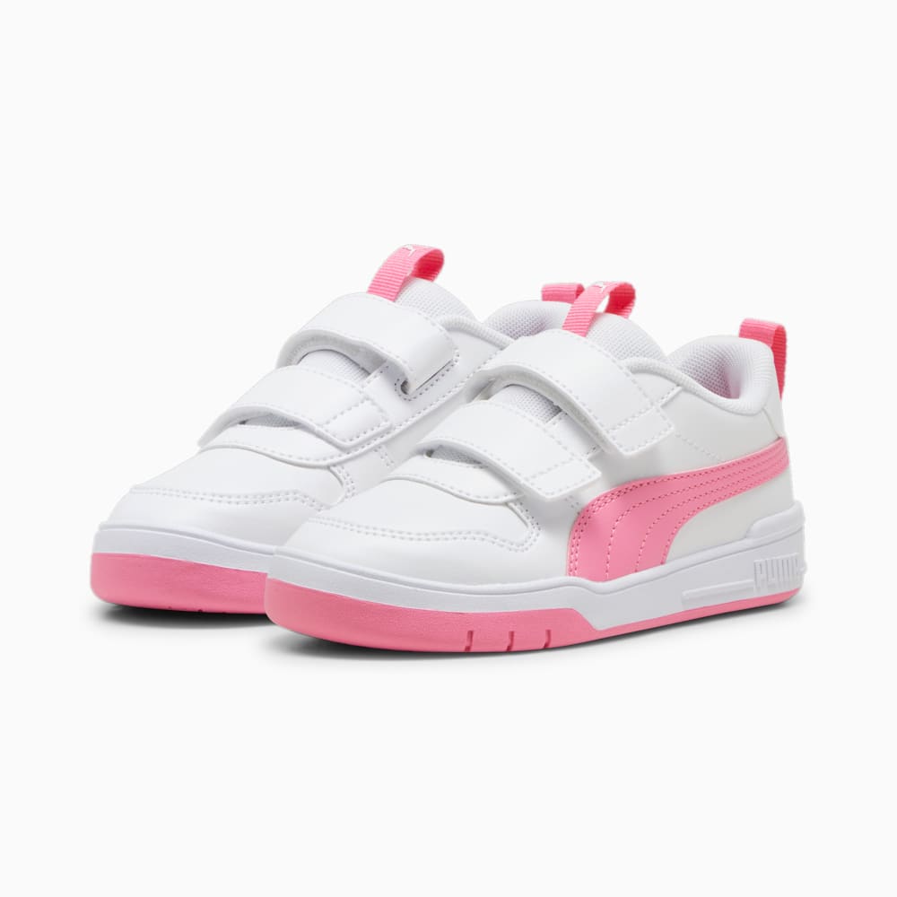 Изображение Puma Детские кроссовки Multiflex SL V Kids' Trainers #2: PUMA White-Fast Pink