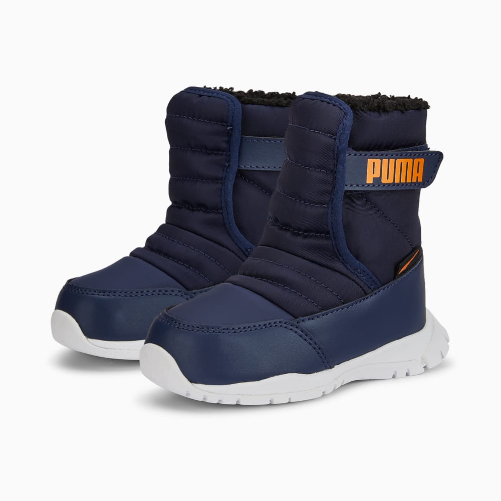 Изображение Puma Сапожки Nieve Winter Babies' Boots #2: Peacoat-Vibrant Orange