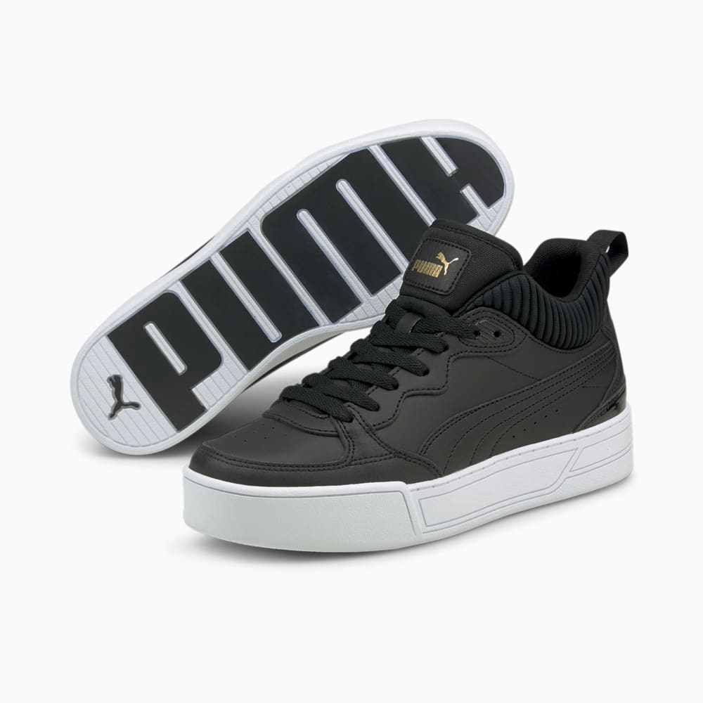 Зображення Puma Кеди Skye Demi Women's Trainers #2: Puma Black-Puma Black-Puma Team Gold