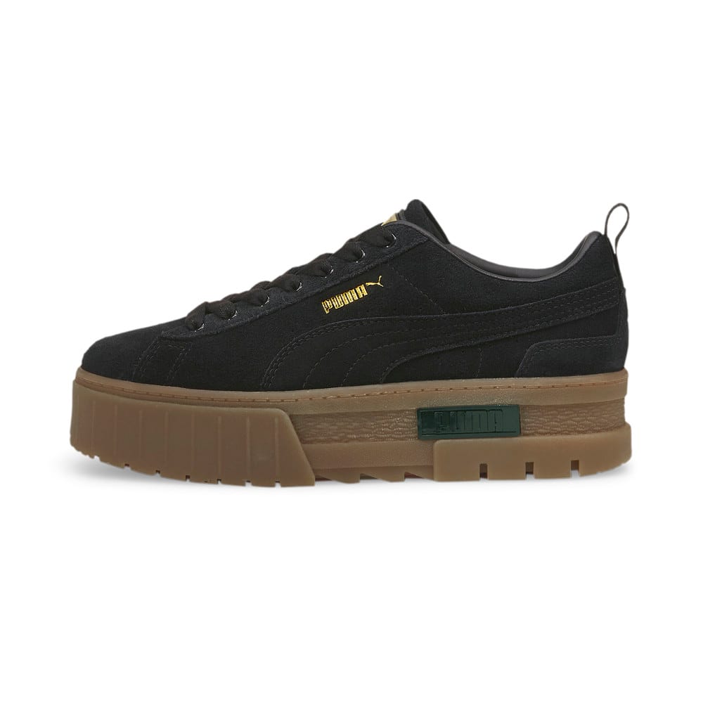 puma mayze black tan