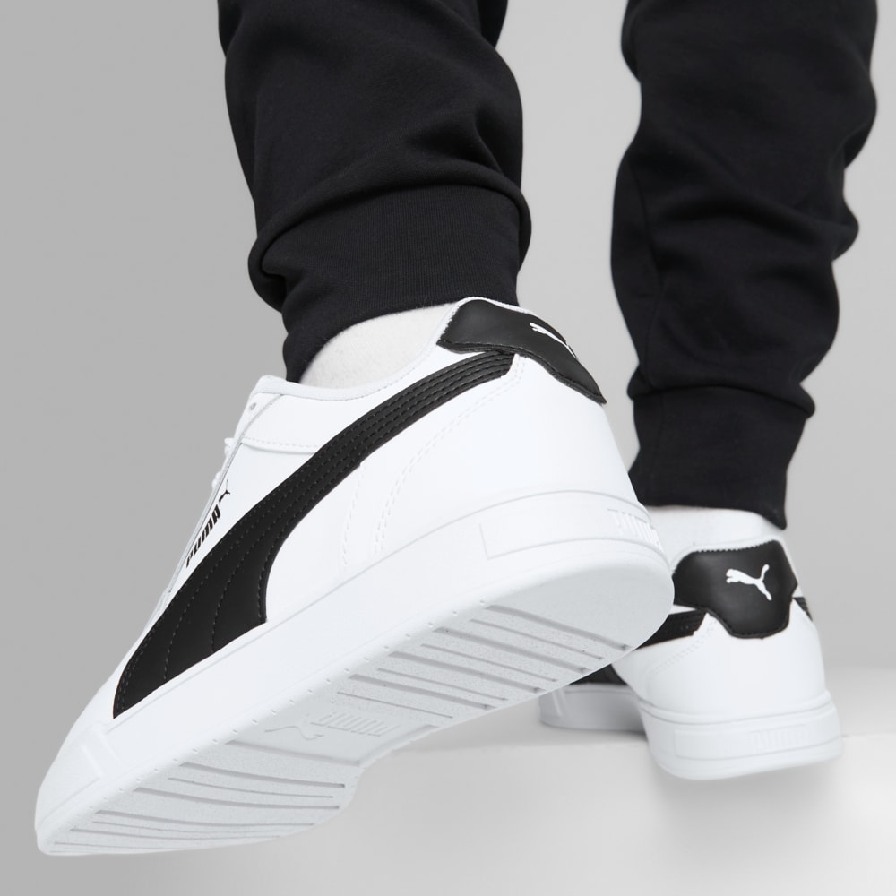 Изображение Puma Кеды Caven Trainers #2: Puma White-Puma Black-Puma Black