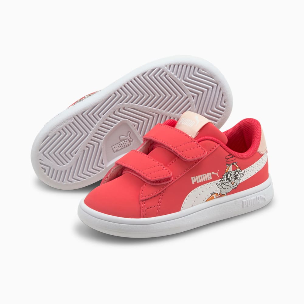 Зображення Puma Дитячі кеди Smash v2 Lil PUMA V Babies' Trainers #2: Paradise Pink-Puma White