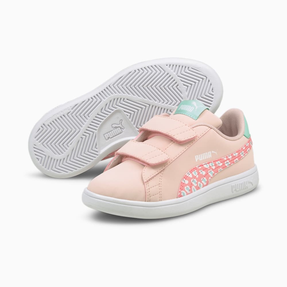 Зображення Puma Дитячі кеди Smash v2 Roar V Kids' Trainers #2: Lotus-Peony