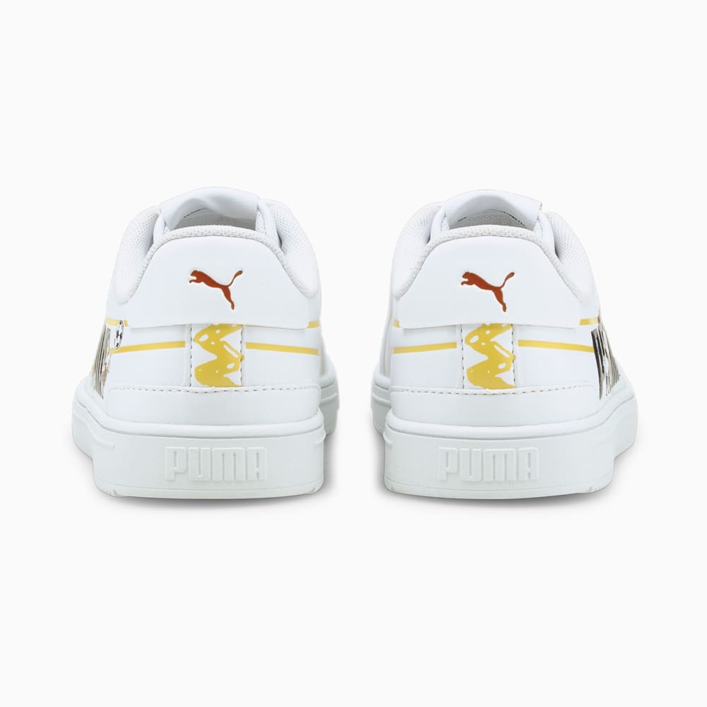 

PUMA - Детские кеды PUMA x PEANUTS Serve Pro Kids' Trainers – Puma White-Puma Black –, Белый