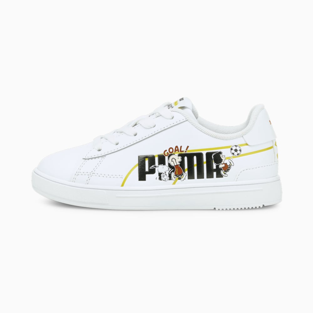 фото Детские кеды puma x peanuts serve pro kids' trainers