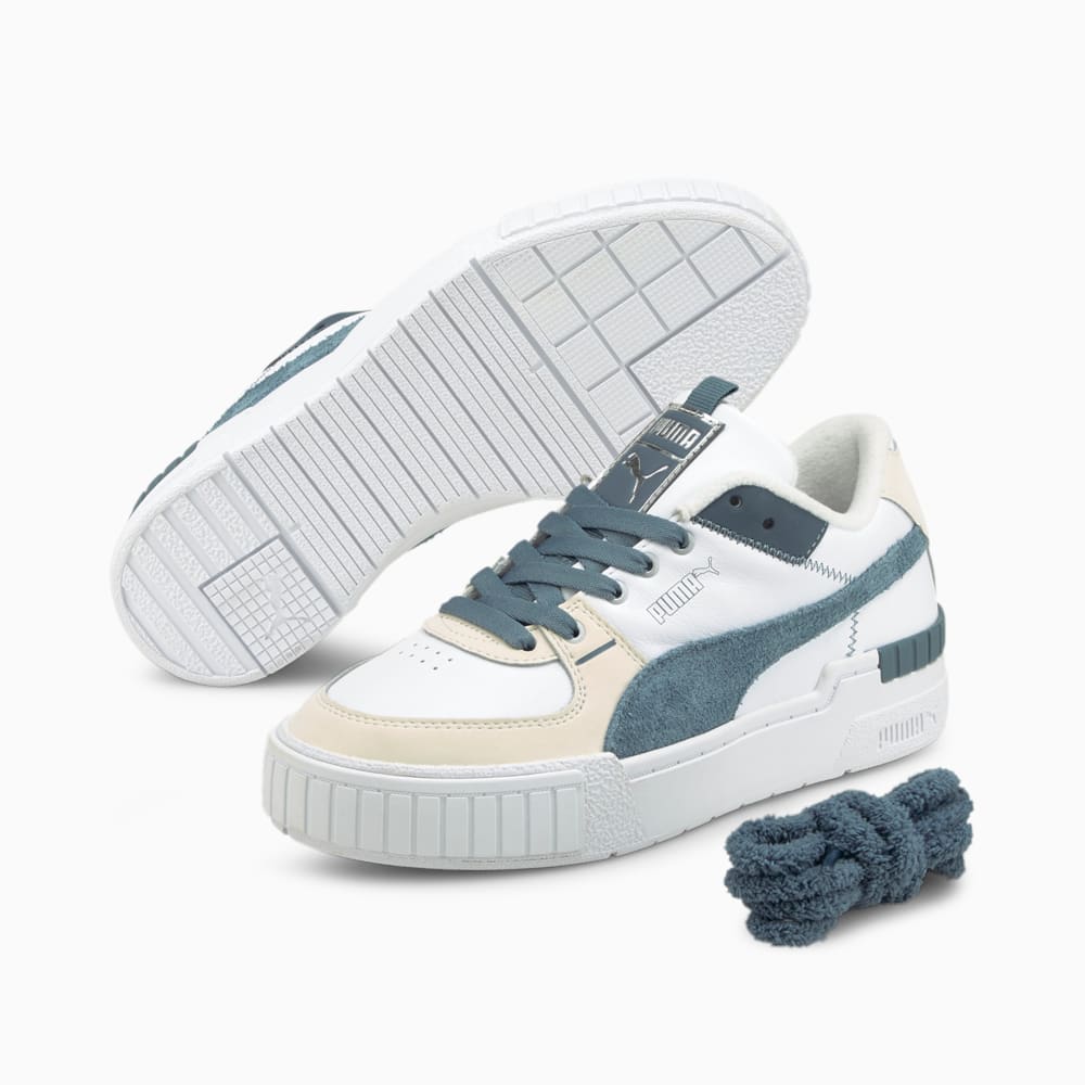 Зображення Puma Кеди Cali Sport Frosted Hike Women's Trainers #2: Puma White-China Blue-Vaporous Gray