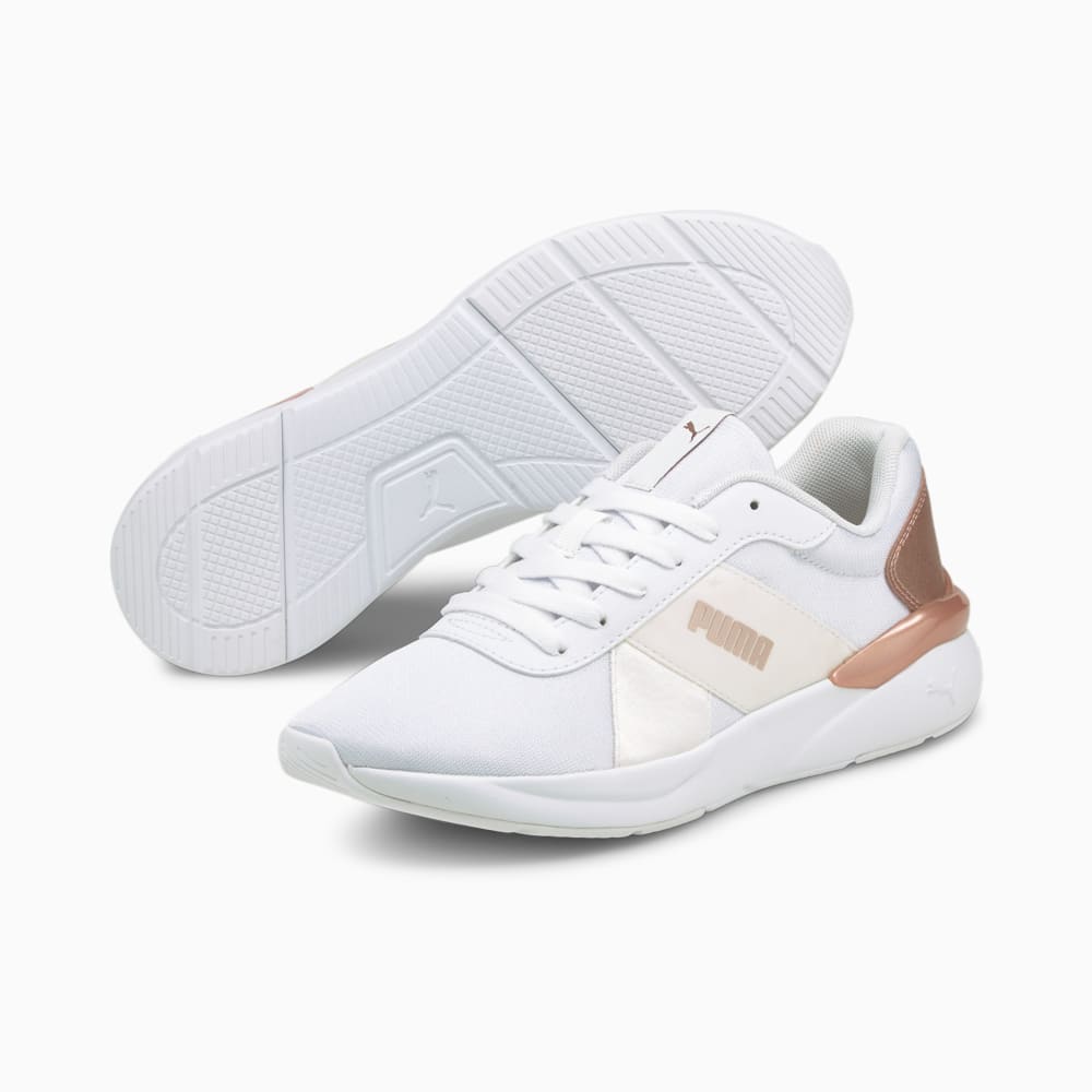 Зображення Puma Кросівки Rose Metallic Pop Women's Trainers #2: Puma White-Rose Gold