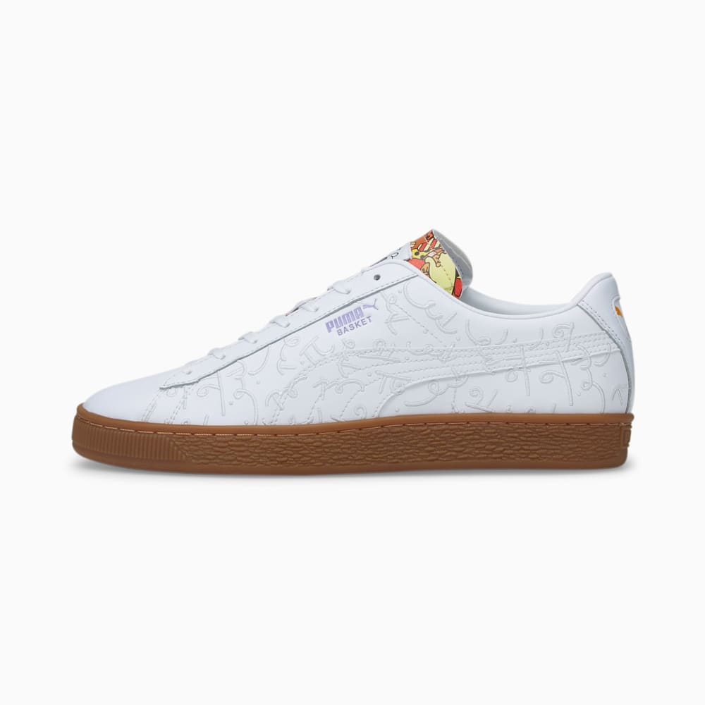 Puma basket deals white gum