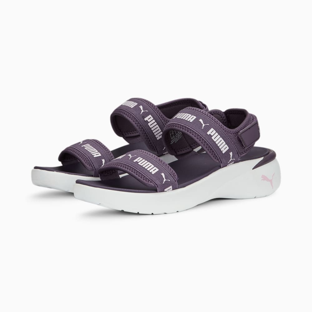 Зображення Puma Сандалі Sportie Women’s Sandals #2: Purple Charcoal-Pearl Pink-PUMA White