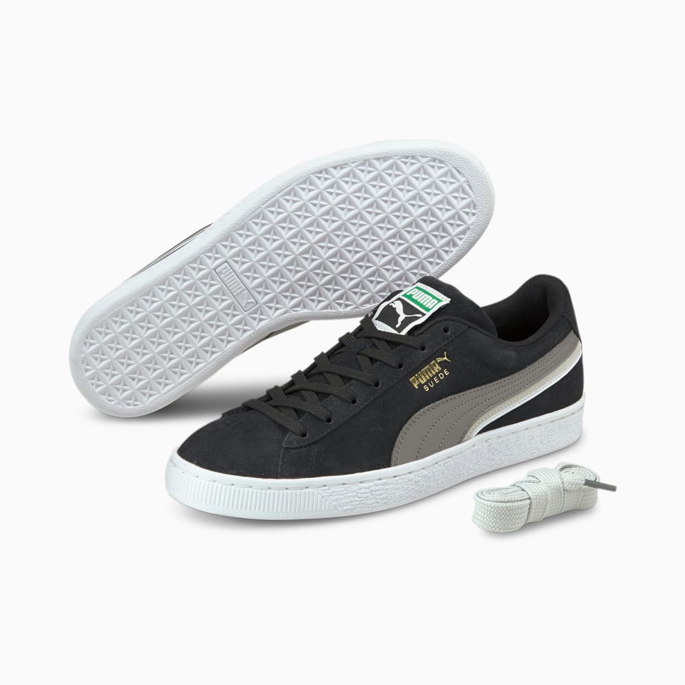 

PUMA - Кеды Suede Triplex Trainers – Puma Black-Steel Gray-Puma White –, Черный