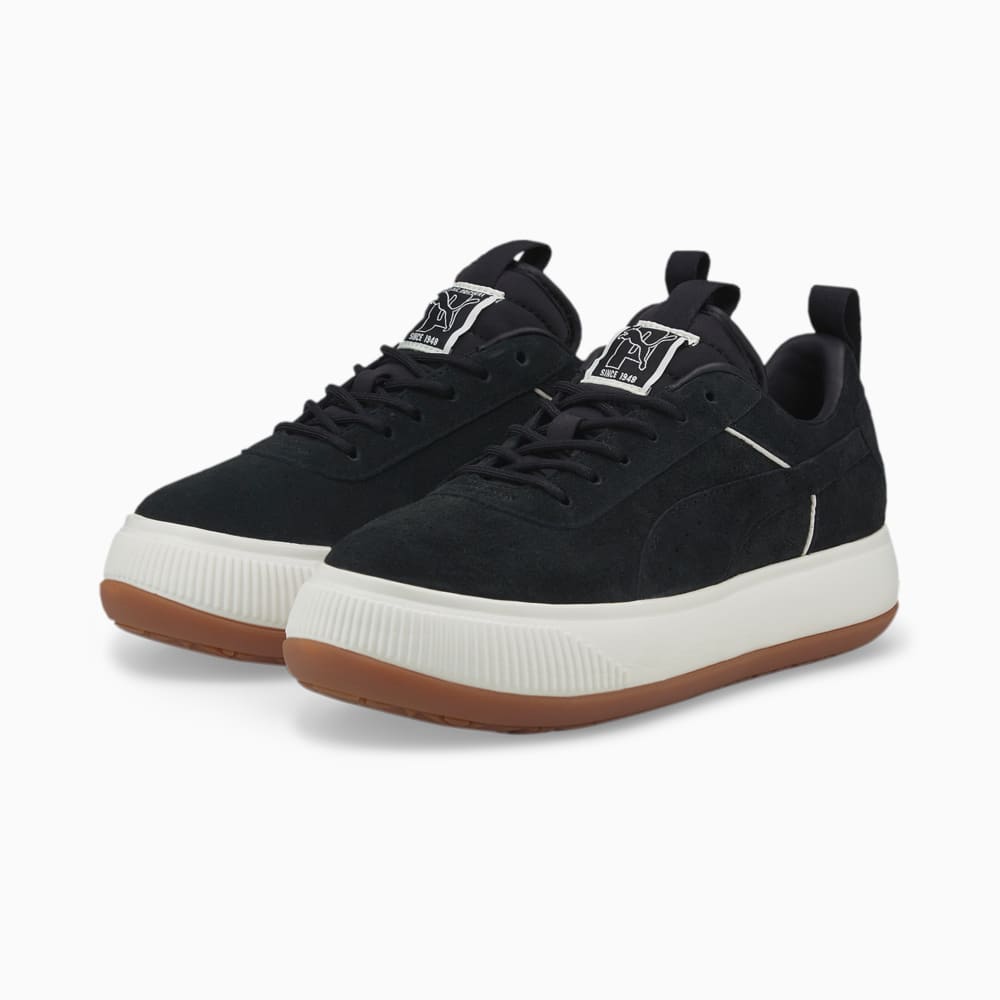 Зображення Puma Кеди PUMA x PUMA Suede Mayu Women's Trainers #2: Puma Black-Whisper White