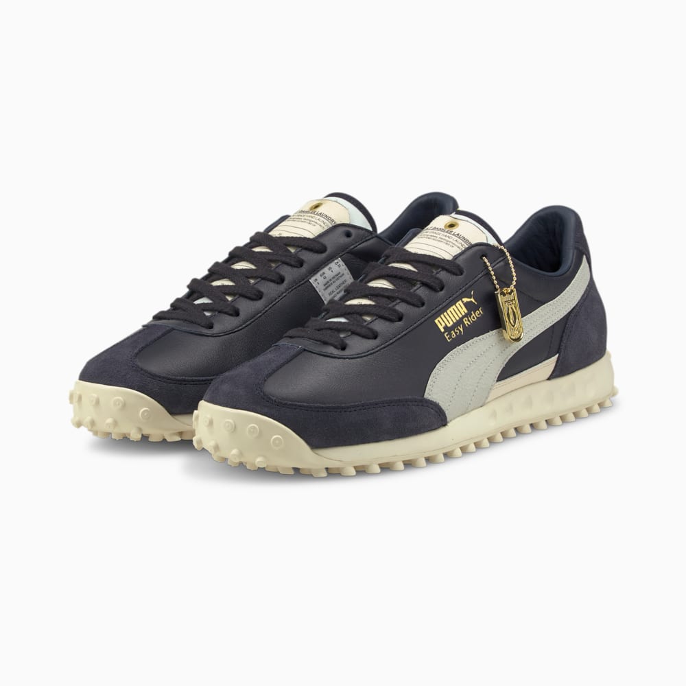 Rudolf Dassler Legacy Laundry Boys Easy Rider Trainers 80 Blue Puma New Navy Eggnog Puma White Puma 381635 01