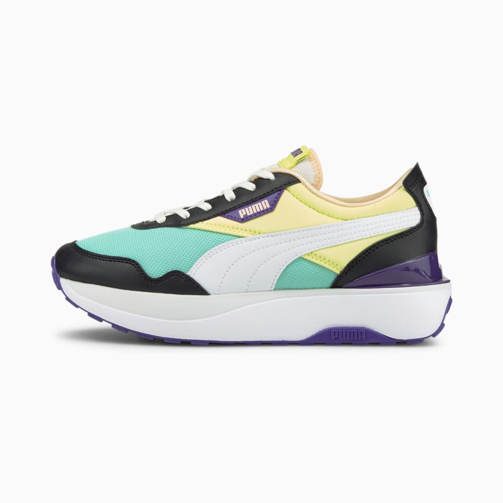 Зображення Puma Кросівки Cruise Rider Flair Women's Trainers #1: Eggshell Blue-Yellow Pear