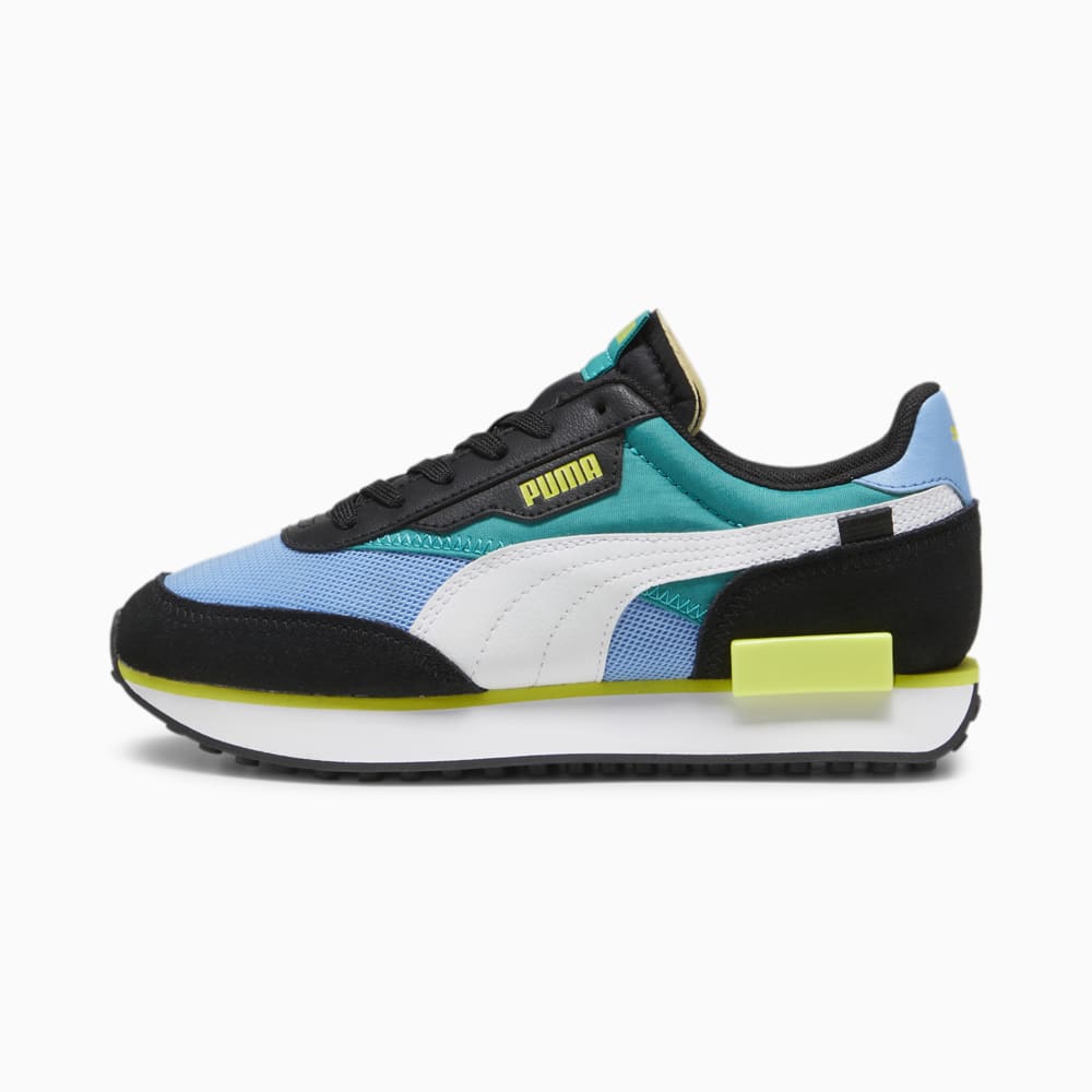 Изображение Puma Кроссовки Future Rider Splash Youth Trainers #1: Team Light Blue-Sparkling Green