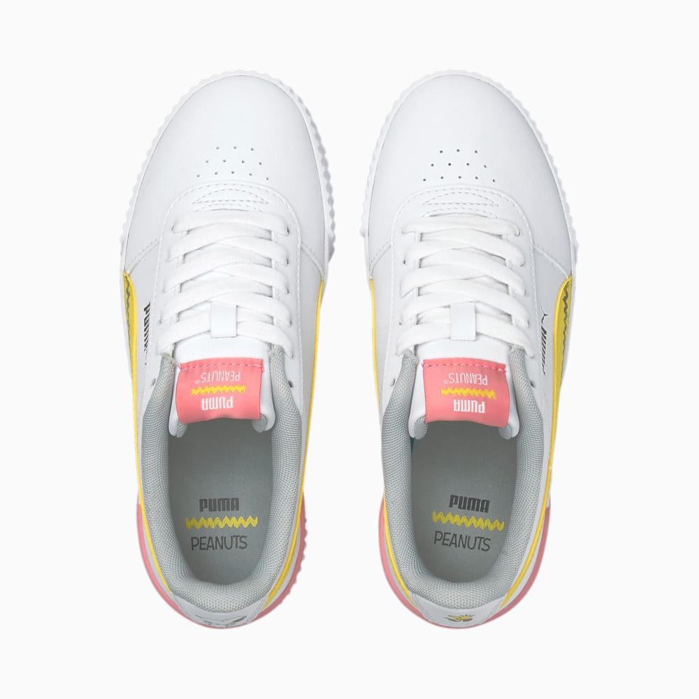 

PUMA - female - Детские кеды PUMA x PEANUTS Carina Youth Trainers – Puma White-Maize –, Белый