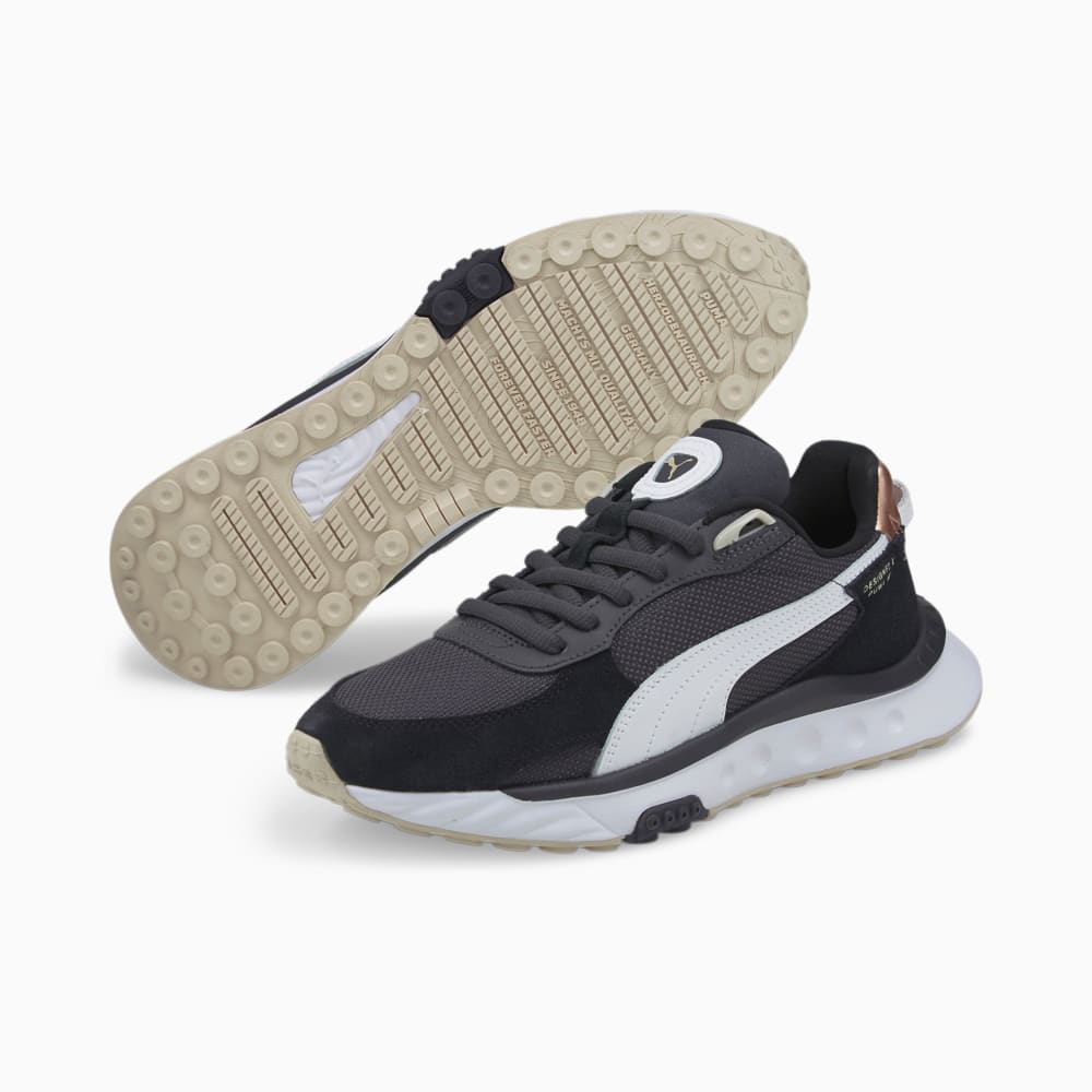 

PUMA - female - Кроссовки Wild Rider Soft Metal Women's Trainers – Ebony-Puma Black –, Черный