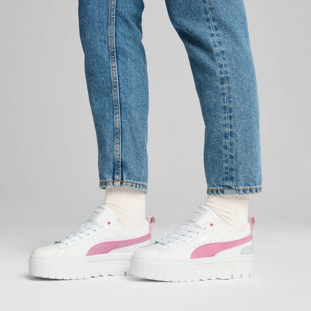 Изображение Puma Кеды Mayze Lth Wn's #2: PUMA White-Mauved Out