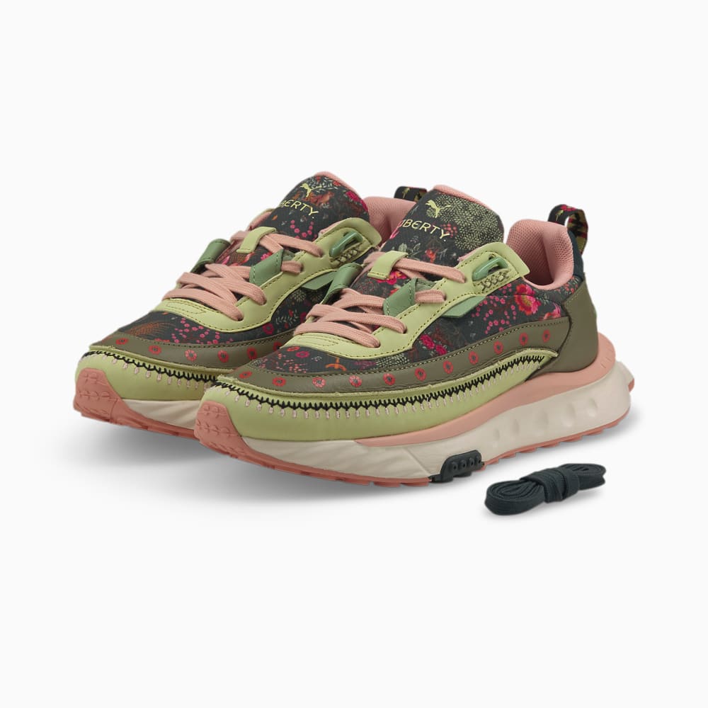 Зображення Puma Кросівки PUMA x LIBERTY Wild Rider 2 Women's Trainers #2: Beechnut-Olivine