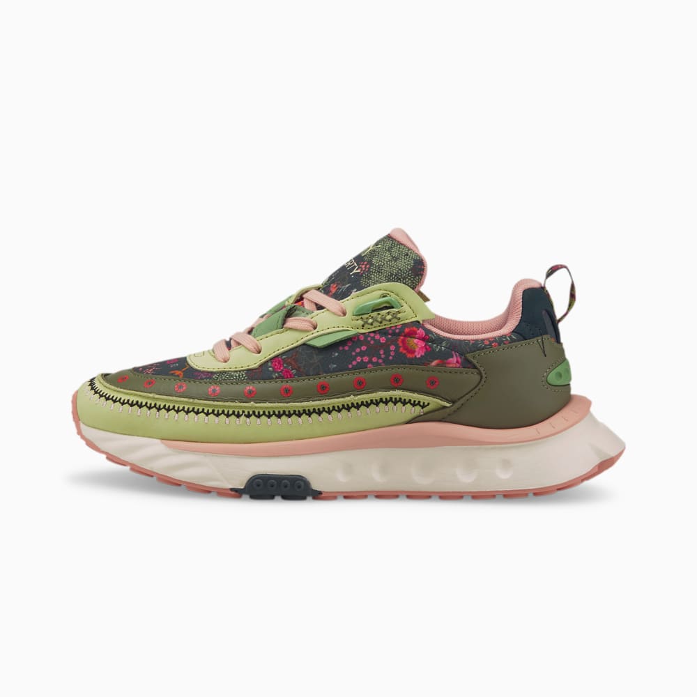 Зображення Puma Кросівки PUMA x LIBERTY Wild Rider 2 Women's Trainers #1: Beechnut-Olivine