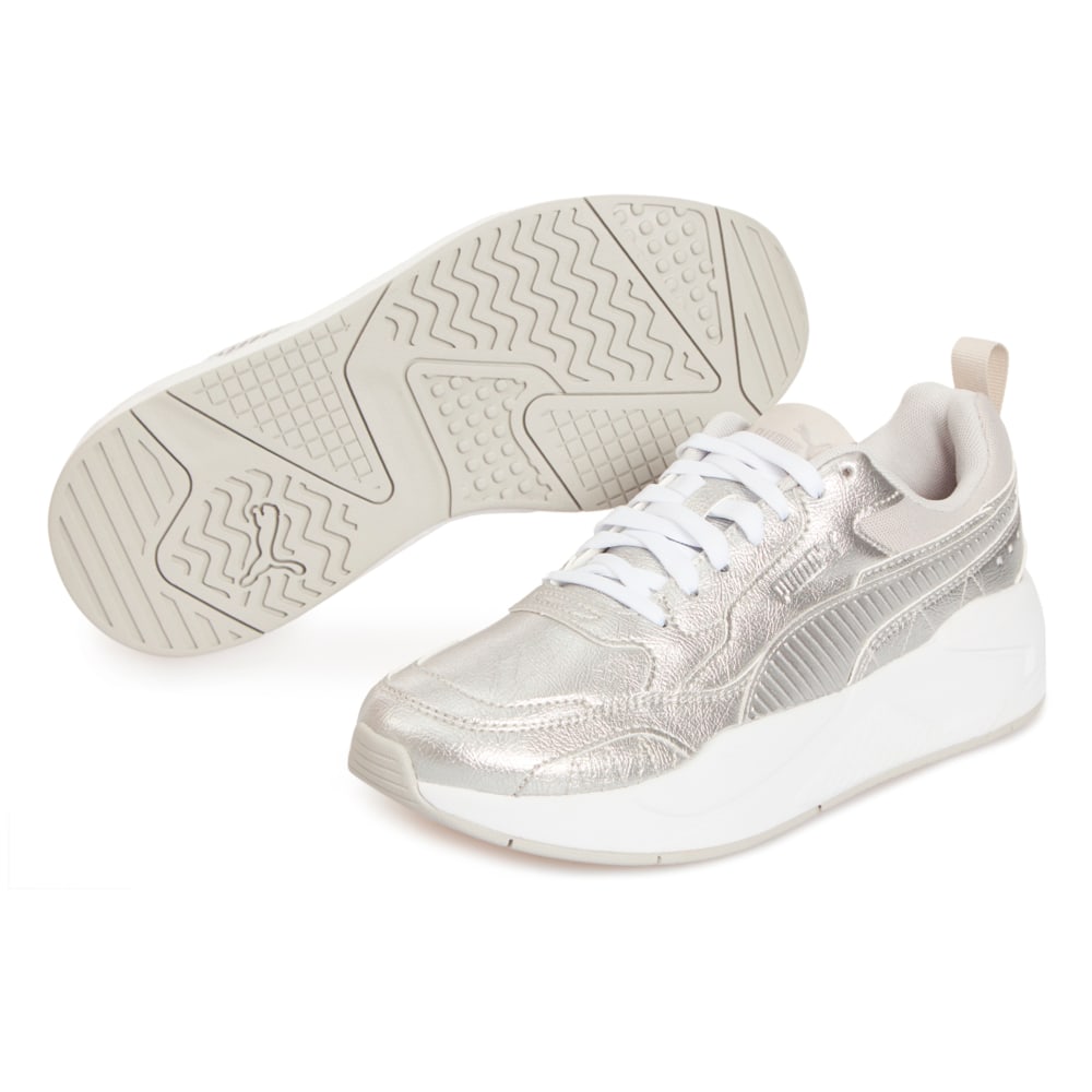 

PUMA - Кроссовки X-Ray² Square Metallic Trainers – Silver-Silver-Gray Violet –, Серый