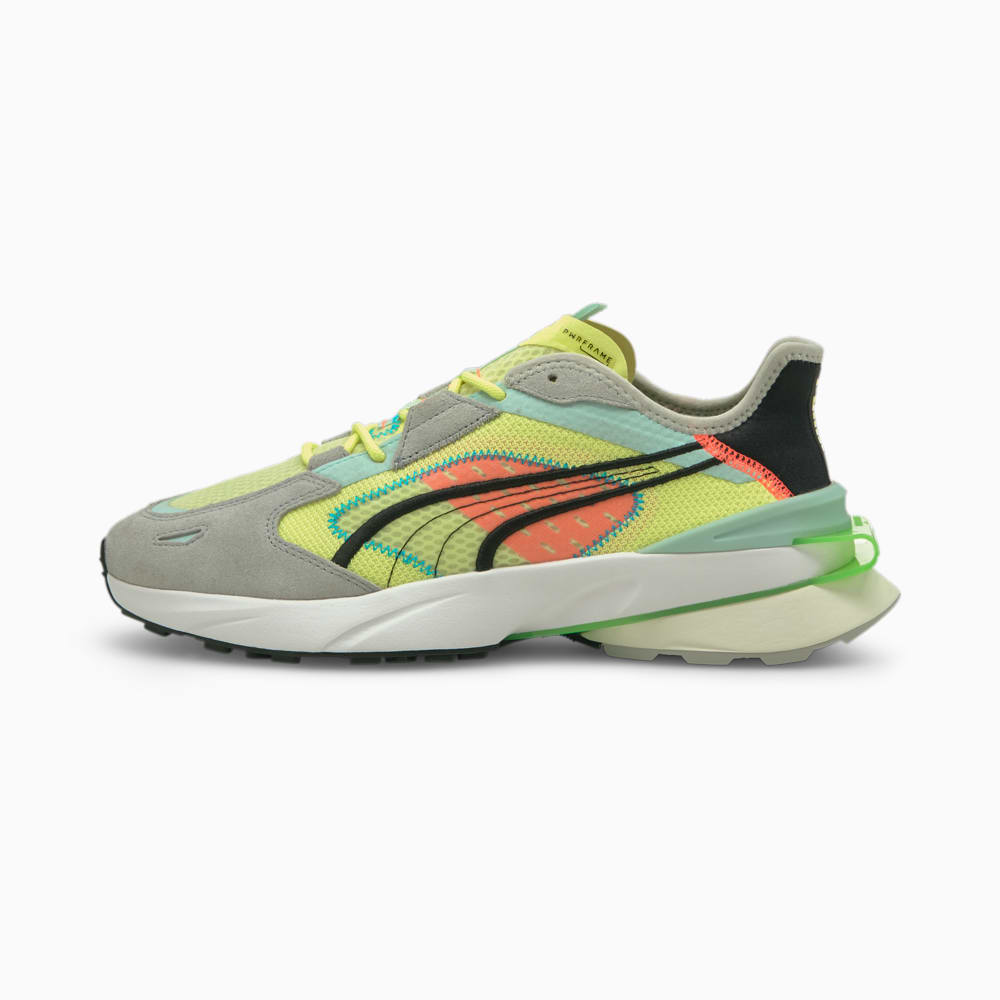 Зображення Puma Кросівки PWRFrame OP-1 Abstract Trainers #1: SOFT FLUO YELLOW-Quarry-Marshmallow
