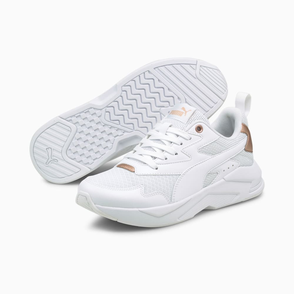 Зображення Puma Кросівки X-Ray Lite Metallic Pop Women's Trainers #2: Puma White-Puma White-Rose Gold