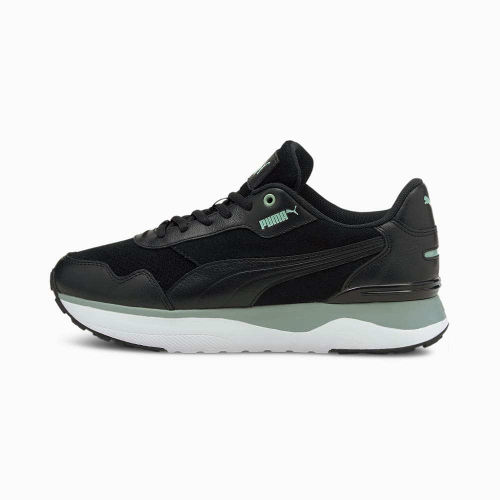 Зображення Puma Кросівки R78 Voyage Premium Women's Trainers #1: Puma Black-Puma Black-Jadeite