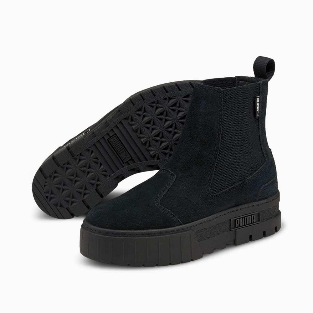 Зображення Puma Черевики Mayze Chelsea Suede Women's Boots #2: Puma Black