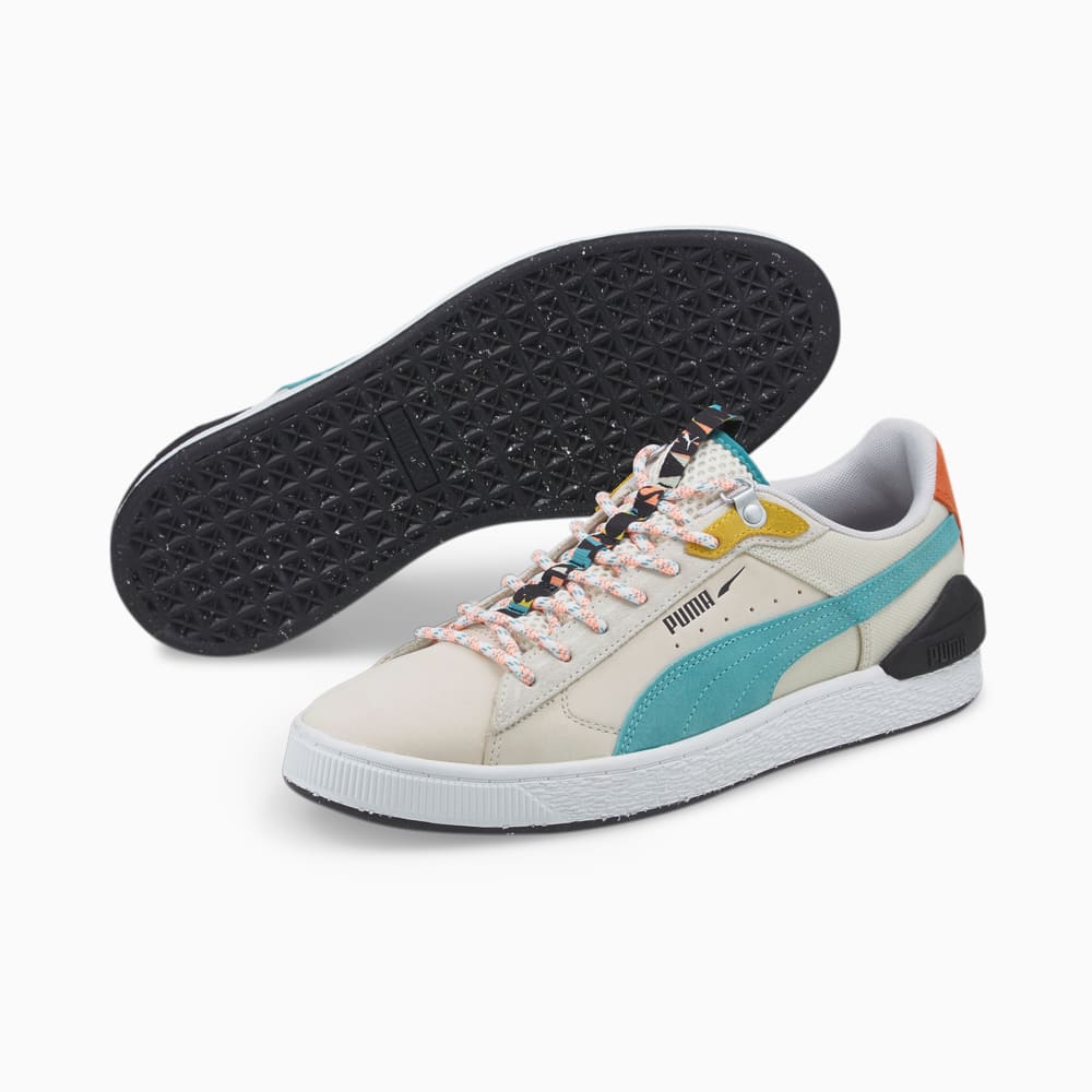 Suede Bloc HC Trainers 20 White Pristine Porcelain Puma 383343 01