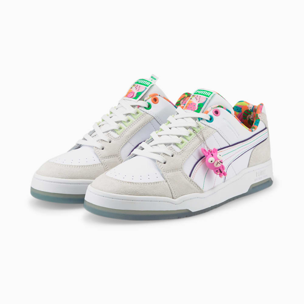 Slipstream Lo Mad Bunny Trainers Puma White Opera Mauve Puma 383344 01
