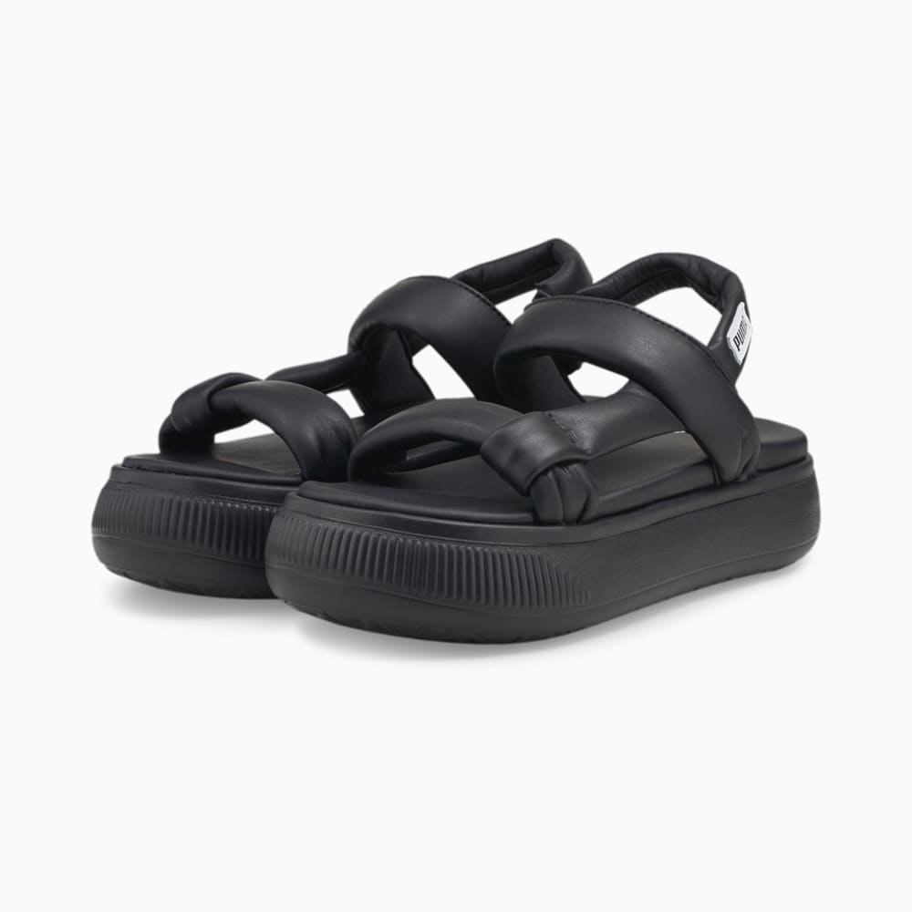 Изображение Puma Сандалии Suede Mayu Summer Women's Sandals #2: Puma Black-Puma White