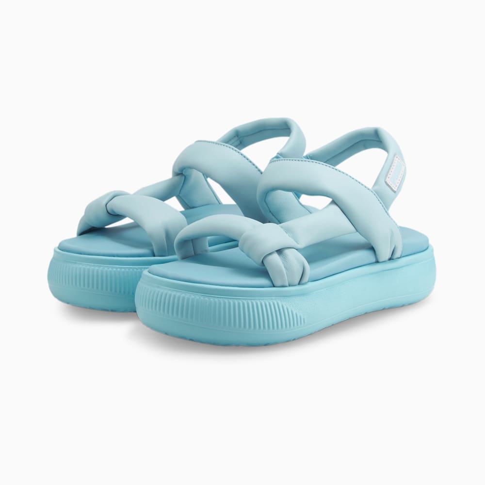 Suede Mayu Summer Women s Sandals 80 Blue