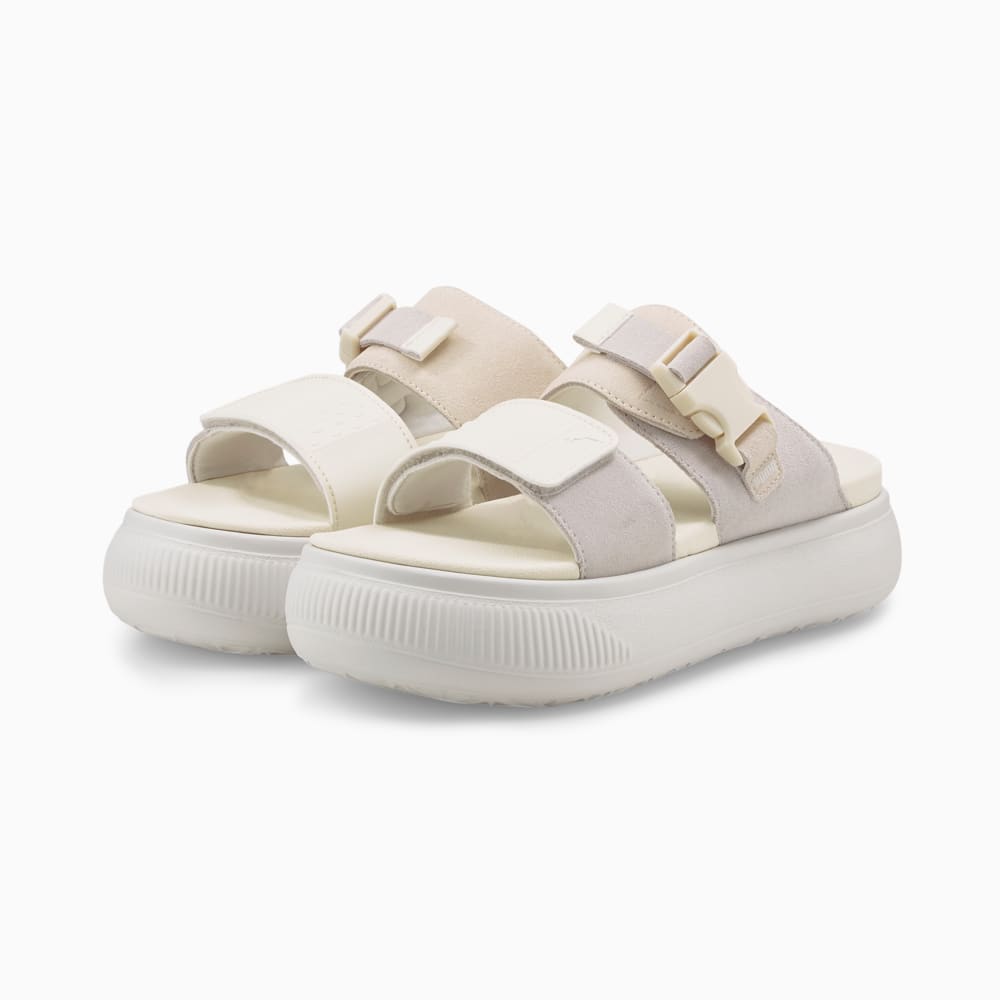 Изображение Puma Сандалии Suede Mayu Women's Sandals #2: Nimbus Cloud-Pristine