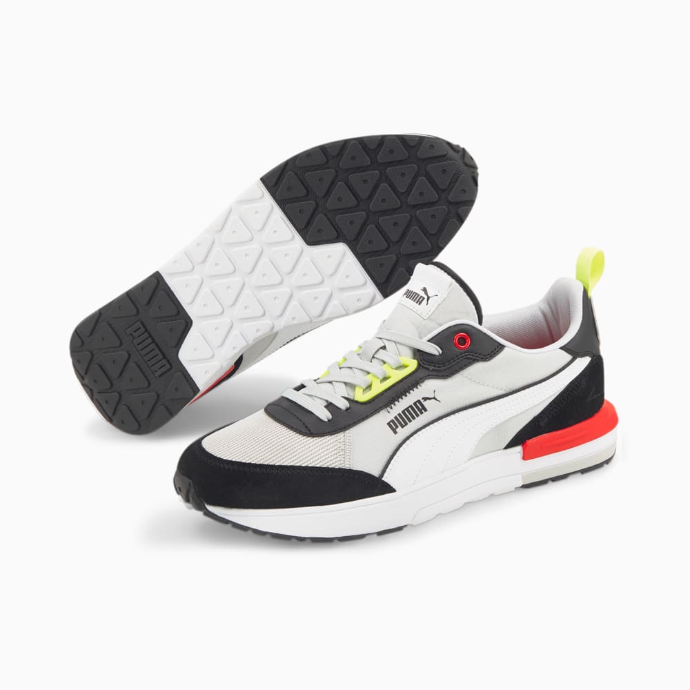 Зображення Puma Кросівки R22 Trainers #2: Gray Violet-Puma White-Puma Black-Yellow Alert-High Risk Red