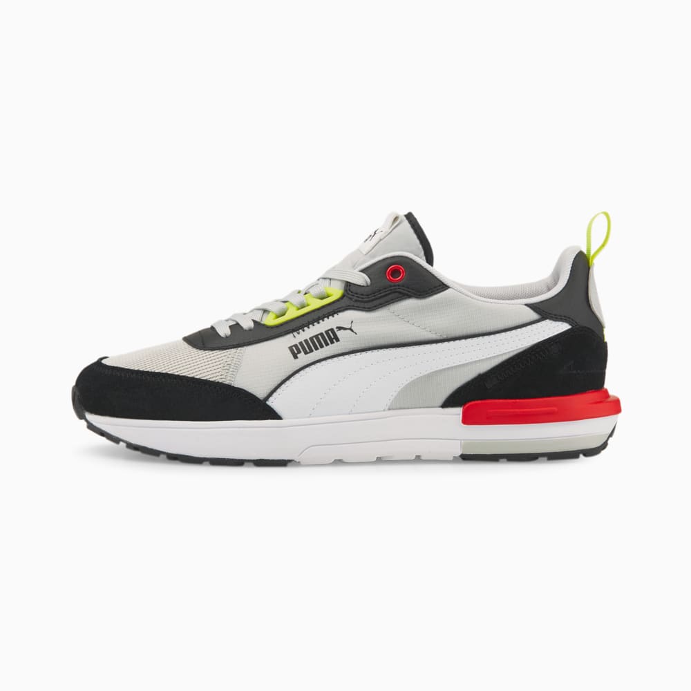 Зображення Puma Кросівки R22 Trainers #1: Gray Violet-Puma White-Puma Black-Yellow Alert-High Risk Red