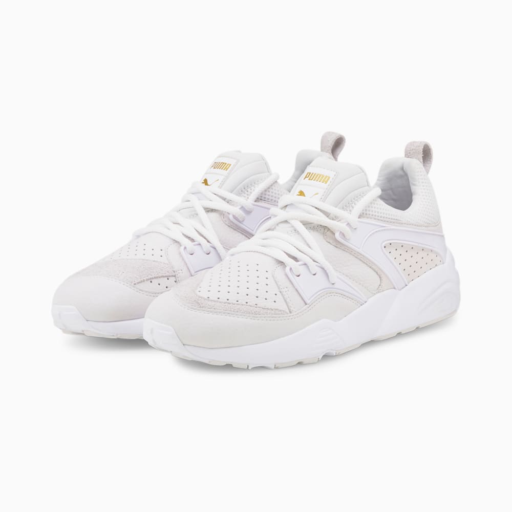 Изображение Puma 383526 #2: Puma White-Nimbus Cloud-Puma Team Gold