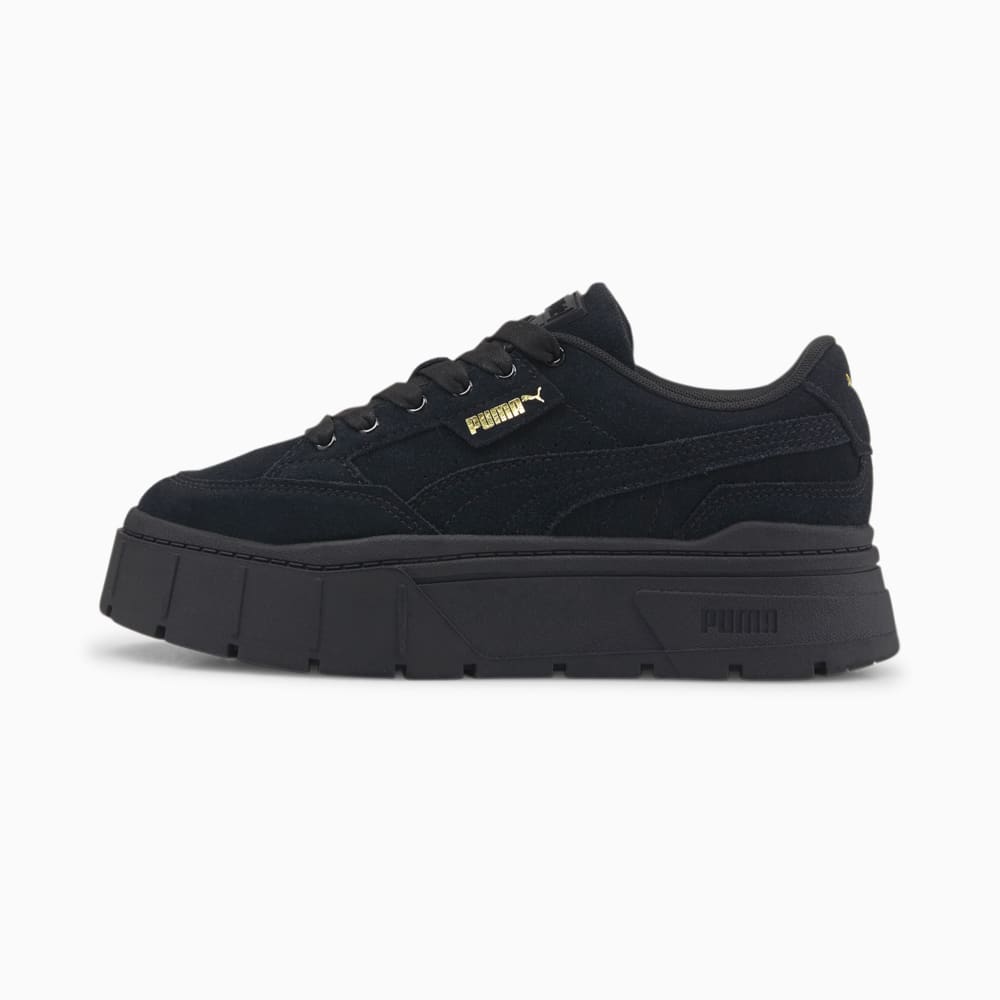 Womens black suede puma shoes online