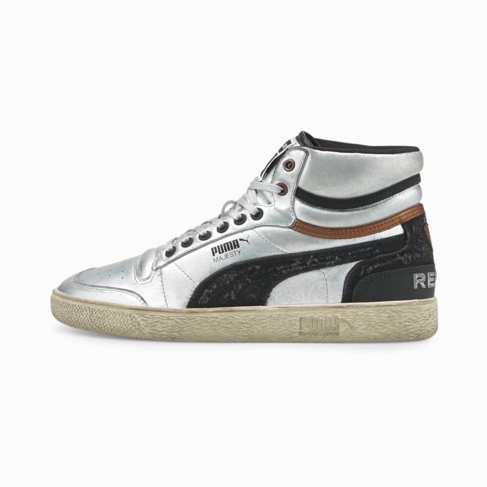 Кеды Ralph Sampson x Replay Mid Metallic Silver Trainers