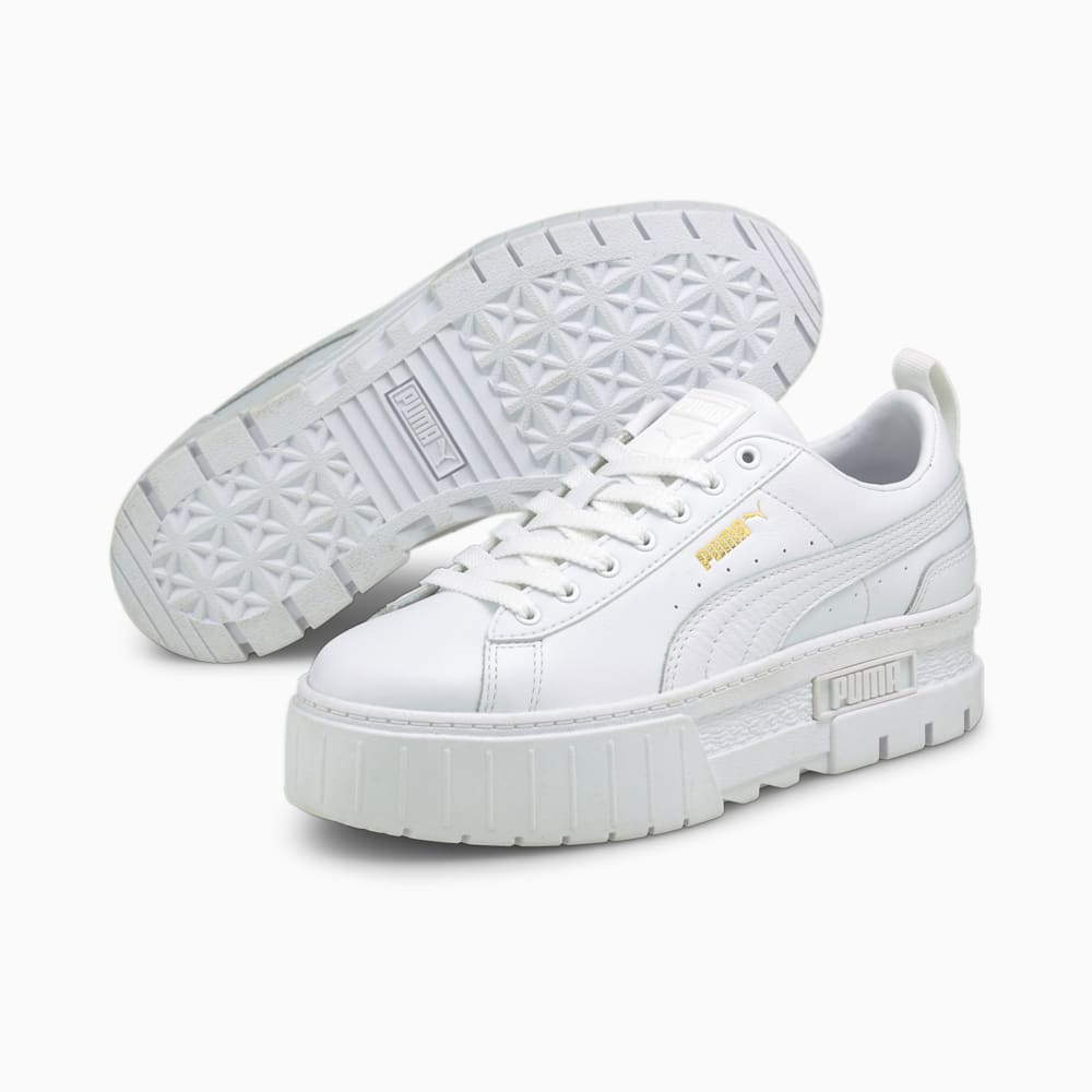 White leather pumas women's outlet
