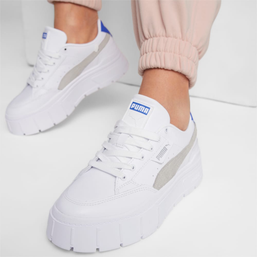 Изображение Puma Кеды Mayze Stack Sneakers Women #2: PUMA White-Royal Sapphire