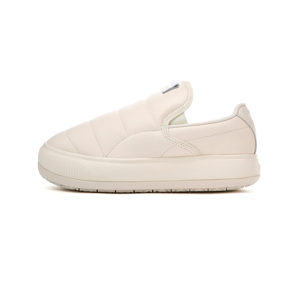 Зображення Puma Кеди Suede Mayu Slip-On Leather Women's Trainers #1: Marshmallow-Puma White