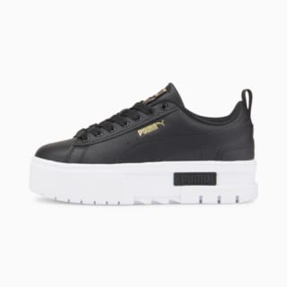 Изображение Puma Кеды Mayze Leather Youth Trainers