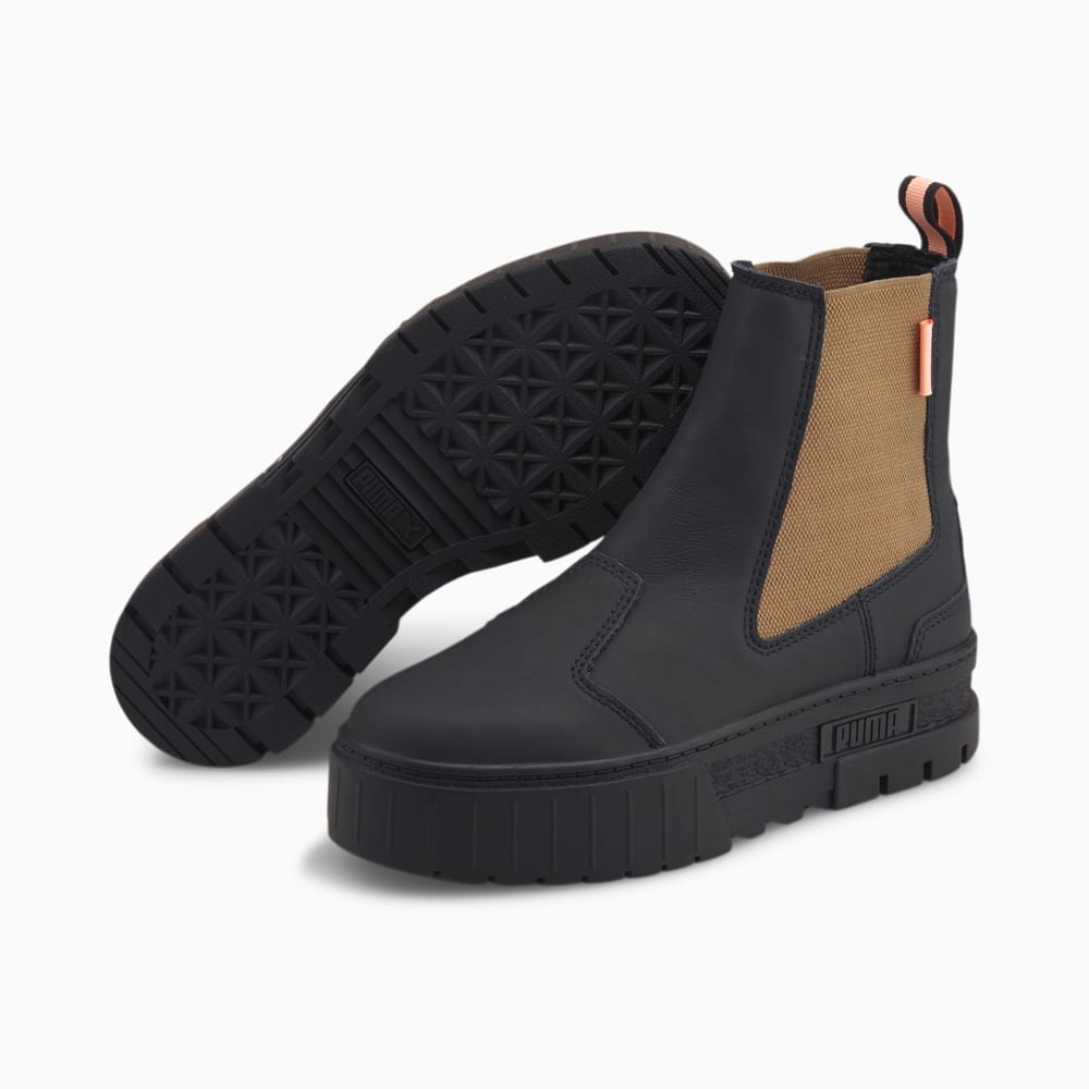 puma mayze platform chelsea boots