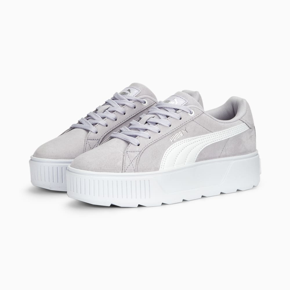 Изображение Puma Кеды Karmen Women's Trainers #2: Spring Lavender-PUMA White-PUMA Silver