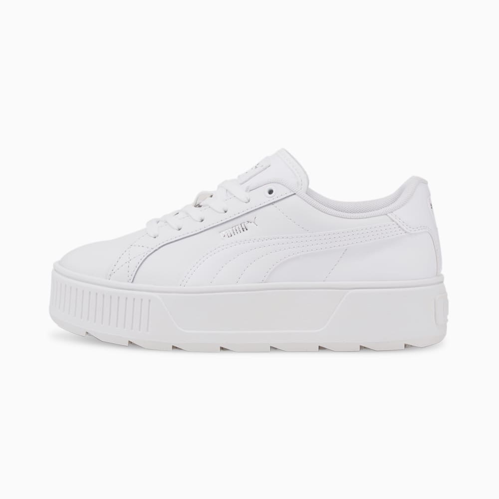 Зображення Puma Кеди Karmen L Women's Trainers #1: Puma White-Puma White-Puma Silver