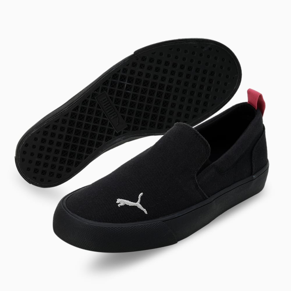 Зображення Puma Кросівки Bari Slip-On Comfort Sneakers Women #2: Puma Black-Dusty Orchid