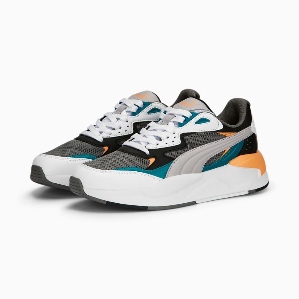 X Ray Speed Trainers 30 Gray Cast Iron Marble PUMA White Orange Peach Puma 384638 22