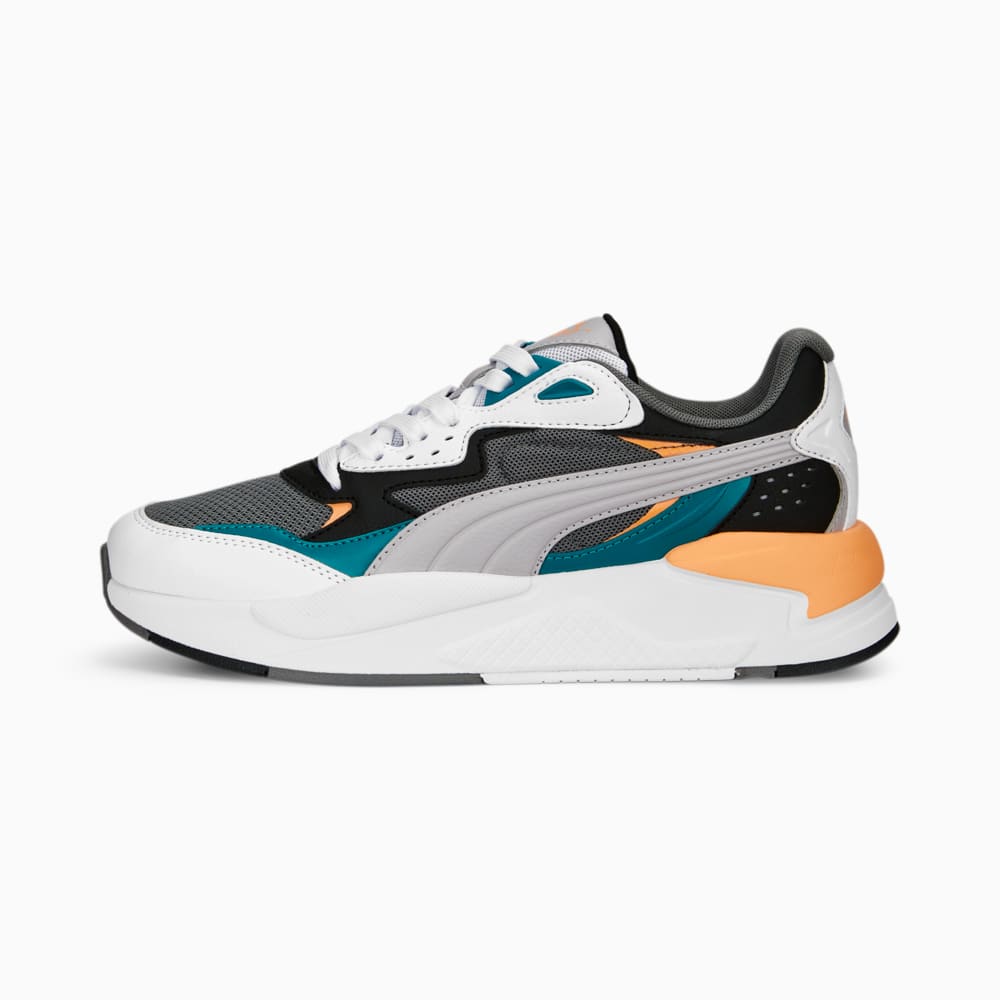 Изображение Puma Кроссовки X-Ray Speed Trainers #1: Cast Iron-Marble-PUMA White-Orange Peach