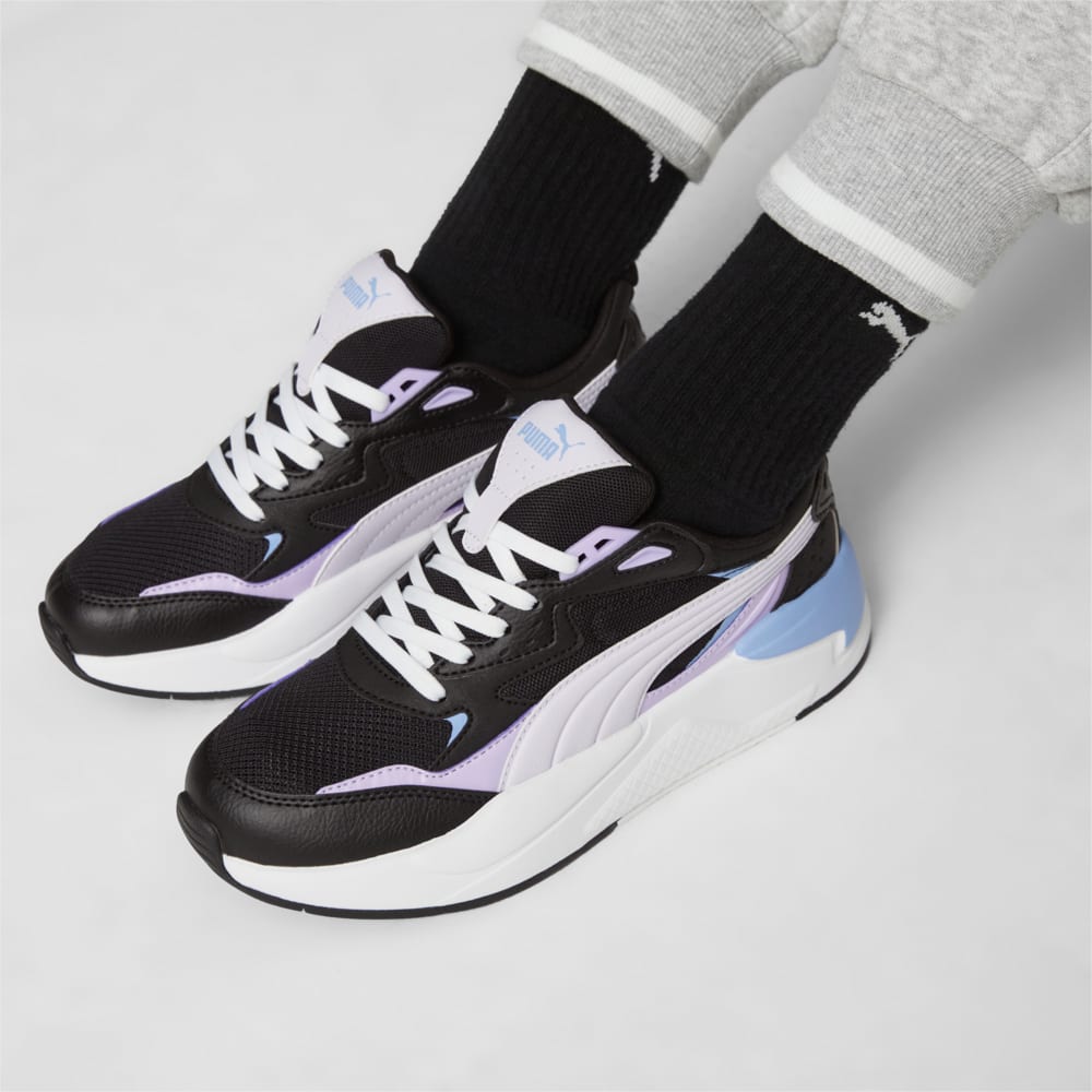 Зображення Puma Кросівки X-Ray Speed Trainers #2: PUMA Black-Spring Lavender-Vivid Violet